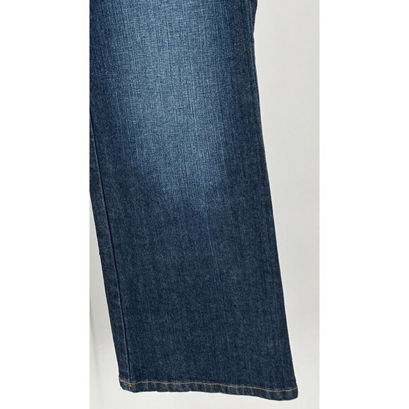 Oh Baby Motherhood Maternity Wide Leg Jean Xl 3" Elastic Waistband  Denim Pants - Picture 4 of 12